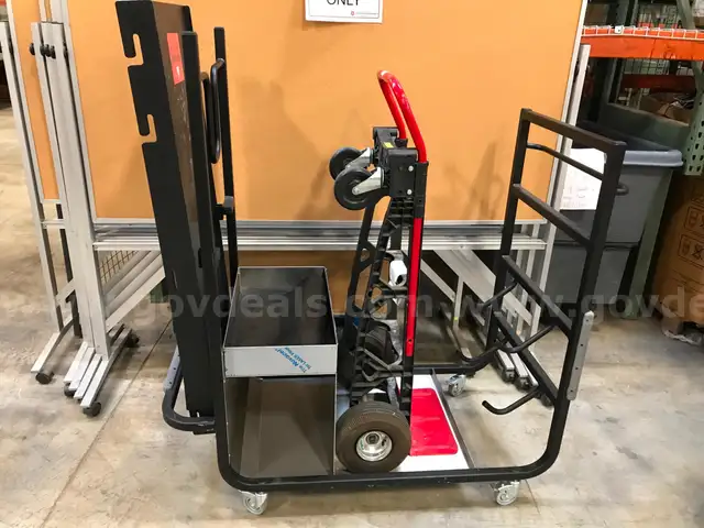 Mizuho OSI STENT Tray, Mizuho modular accessory cart and Dayton dolly