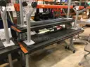 Set of 6 Wooden Desk with Wheels