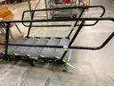 Set of 7 Mobile Folding Stages 6&#x27; X 8&#x27; Moblie Stage Section with set of 2 SICO stage stairs(5 steps)