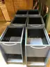 Set of 6 File-File Pedestals Cabinets