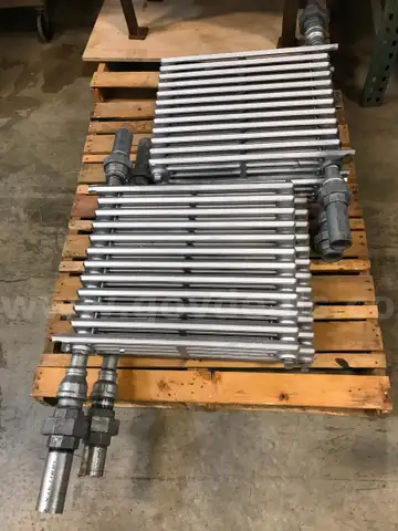 Set of 4 Cast Iron Radiator Sections