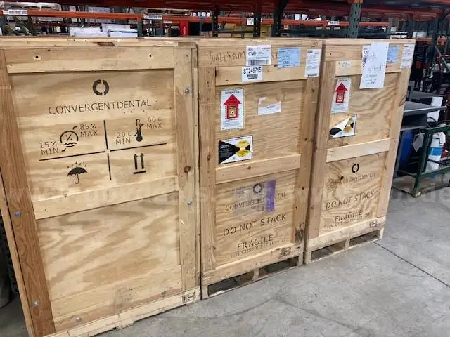 6 wood cases for Transport/Storage