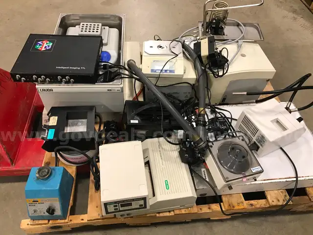 Pallet of Laboratory Equipment