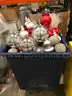 Bin of Christmas Decors