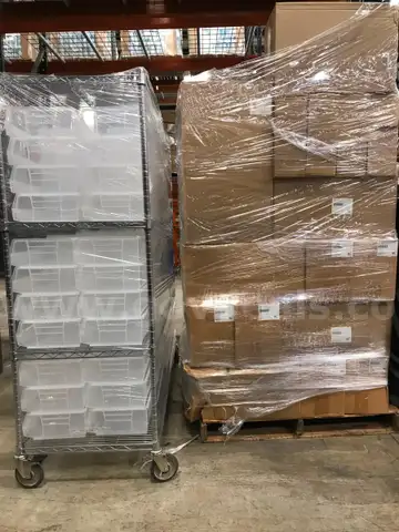 Storage Rack with Ultra Hang Bin Clear