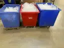 3 Bins of Stackable Containers