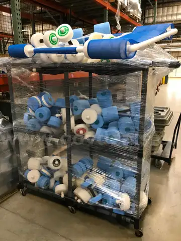 Cart of Pool Equipment
