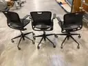 Lot of 3 Herman Miller Chairs on Casters