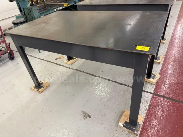 Steel Plate Shop Table Lot 3