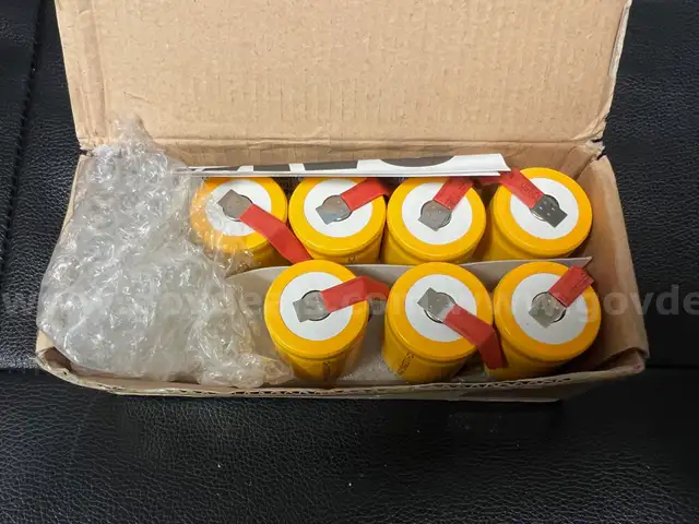 Box of NiCad Batteries