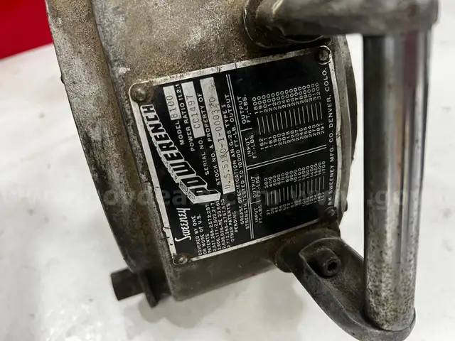 Sweeney Powerench 8100