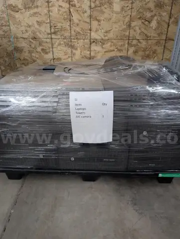 20 PALLETS OF USED COMPUTERS AND RELATED SURPLUS MARKED J