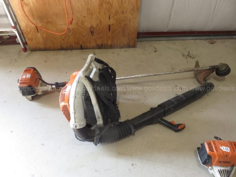 Stihl Weed Eater and Back Pack Blower 3 GovDeals