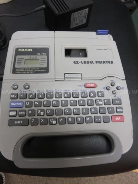 Casio ez hotsell label printer