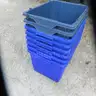 Small copy paper recycling bins - Lot of 8