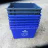 Small copy paper recycling bins - Lot of 8