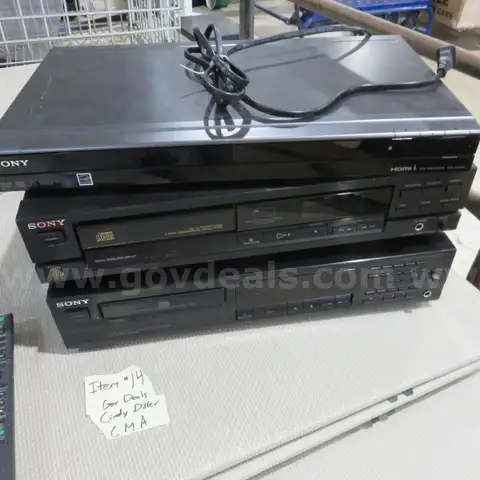 Sony Bundle:  2 CD players and 1 DVD Player          #14