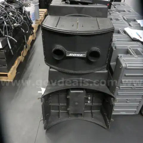 Bose 802 Series 2 Loudspeakers - Lot of 4. Bose 802-C System Controllers - Lot of 2.