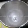 Large Metal Mixing Bowl w/caster base/holder