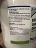 Powdered laundry detergent
