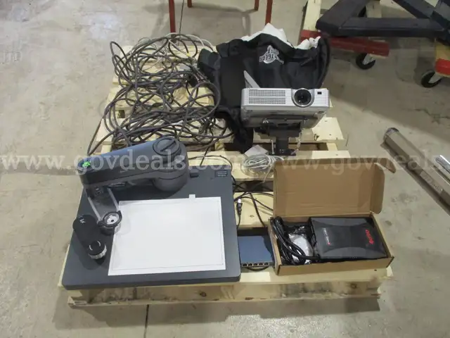 Sony Projector, Xrite Measuring Equipment, 5-port switch, and more