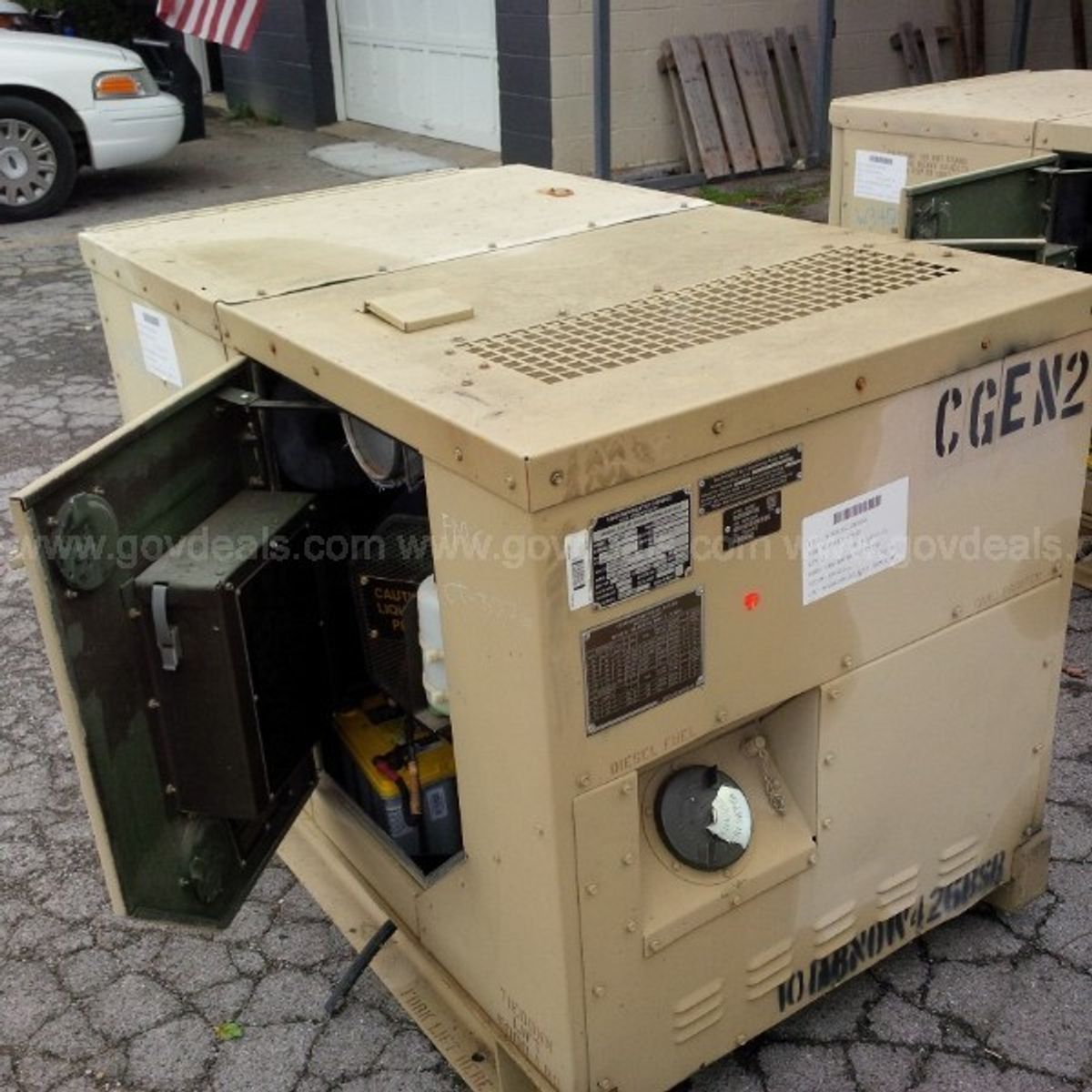 Desert Tan 5KW Military Generator (Tactical Quiet) | GovDeals