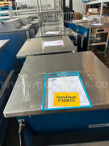 5 piece serving line, sold as is