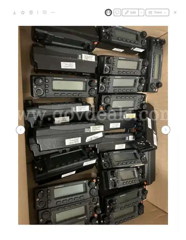 Motorola APX 6500 Mobile Radios and Accessories - Bulk Lot (Blanked and ready for programming)