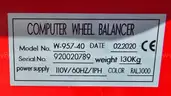 WEAVER COMPUTER WHEEL BALANCER