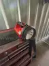 2 Floor Lights &#x26; Box of Miscellaneous Flashlights