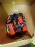 2 Floor Lights &#x26; Box of Miscellaneous Flashlights