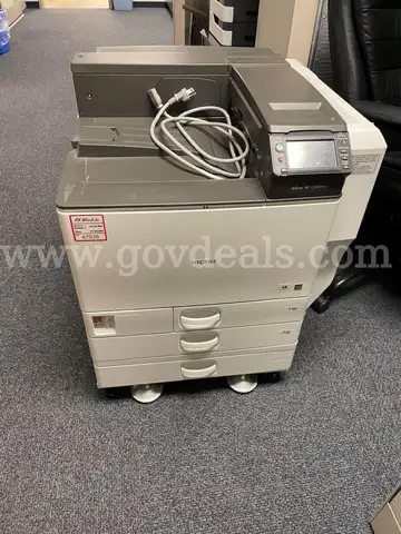 Ricoh printer, three chairs &#x26; table