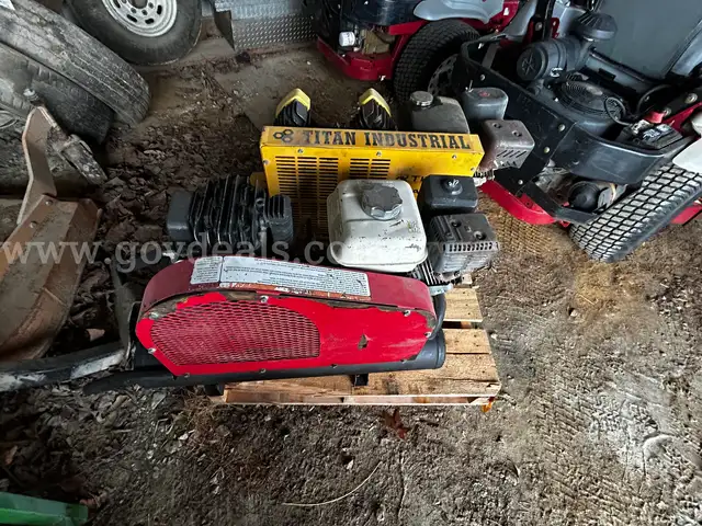 1 Lot of (2) - Titan Industrial Air Compressor AND North Star Air Compressor