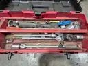 TWO TOOLBOXES CONTAINING VARIOUS HAND TOOLS