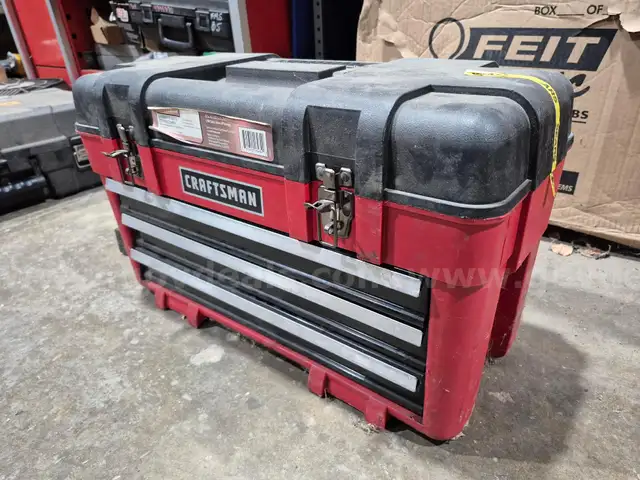 TWO TOOLBOXES CONTAINING VARIOUS HAND TOOLS