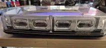 MULTIPLE/VARIOUS RED/BLUE LED LIGHT HEADS & LIGHT BARS