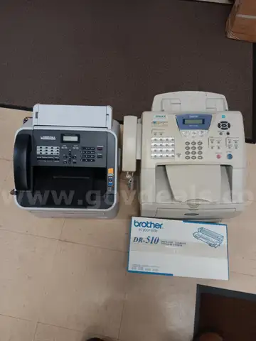 2 Fax Machines; 1 Brother Toner