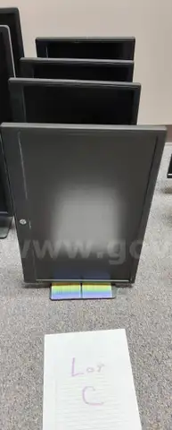 Lot C - Four (4) HP Monitors
