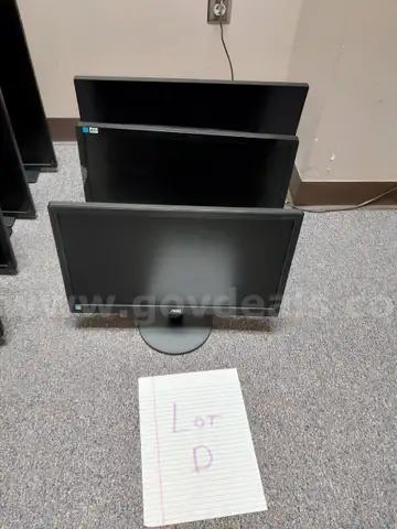 Lot D - Three (3) Various Monitors