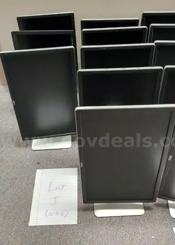 Lot J - Eight (8) Monitors