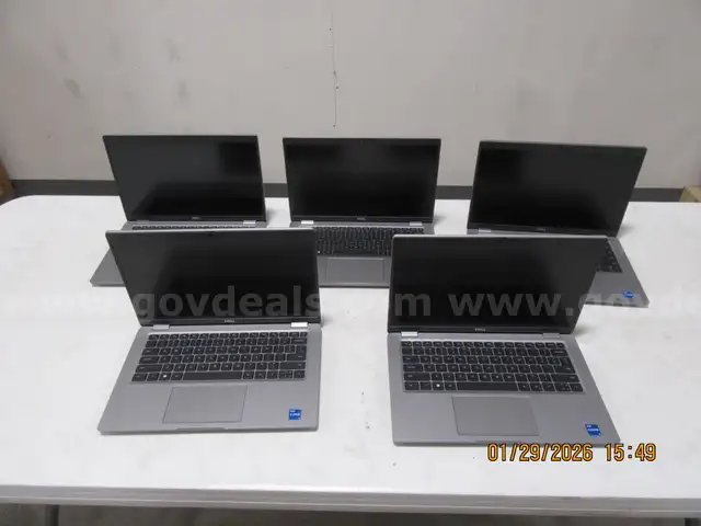 Lot of 5 Dell Latitude 5420 Laptops