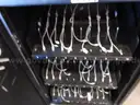 Electronics charging cart