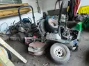 2 LAWN MOWERS (SOLD AS IS FOR PARTS ONLY)