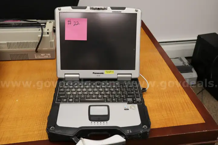 (9) PANASONIC LAPTOP TOUGHBOOKS (No Hard Drives)