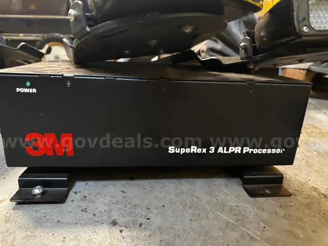 3 - POLICE AUTOMATIC PLATE READERS ALPR PIPS TECHNOLOGY &#x26; 3M