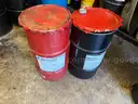Plastic and small steel drums
