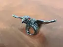 1 Studded Bird Ring