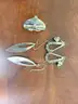 2 Pairs of Earrings and 1 Ring