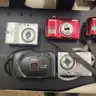 1 Box of Old Various Cameras