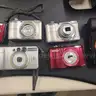 1 Box of Old Various Cameras